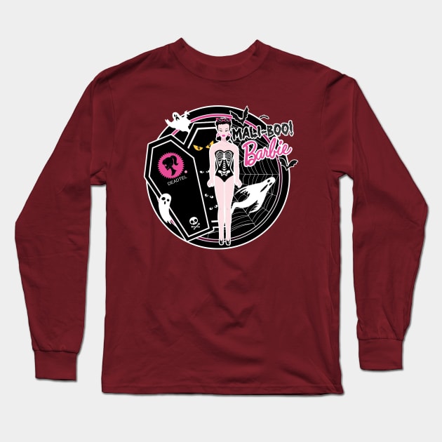 Mali-Boo Barbie Long Sleeve T-Shirt by David Hurd Designs